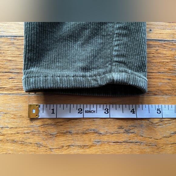 AMERICAN EAGLE Super Stretch Green Corduroy Hi-Rise Jeggings sz 4 (NWOT) - Picture 16 of 16